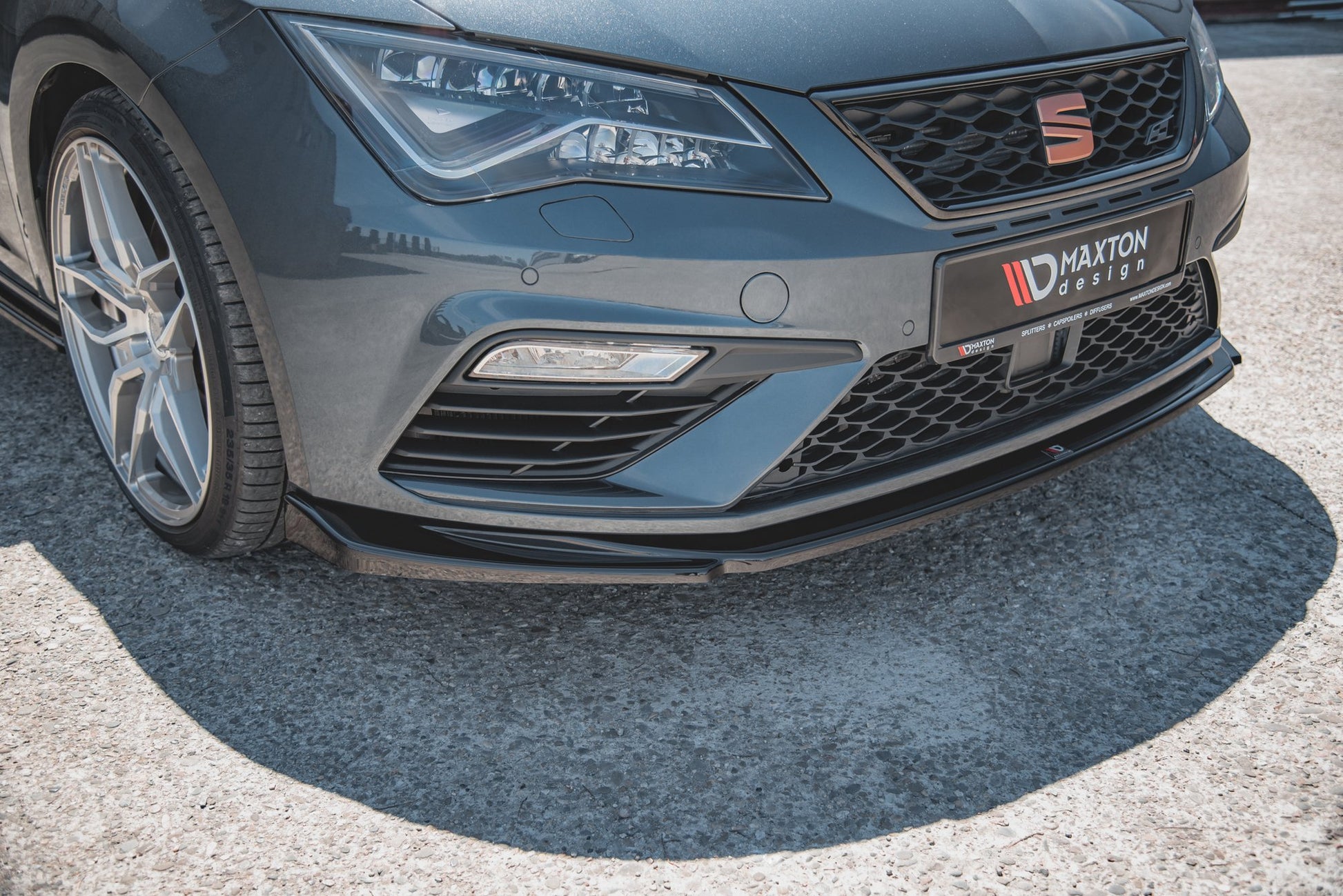 Front Ansatz V.5 für Seat Leon Cupra / FR Mk3 FL Carbon Look