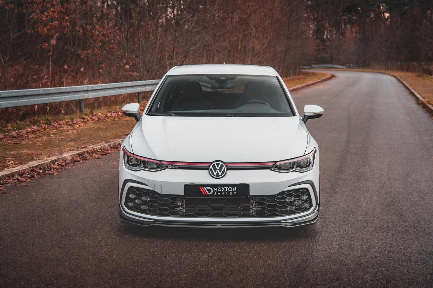 Front Ansatz V.4 für Volkswagen Golf 8 GTI schwarz matt