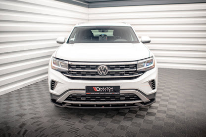 Front Ansatz V.1 für Volkswagen Atlas Cross Sport Carbon Look