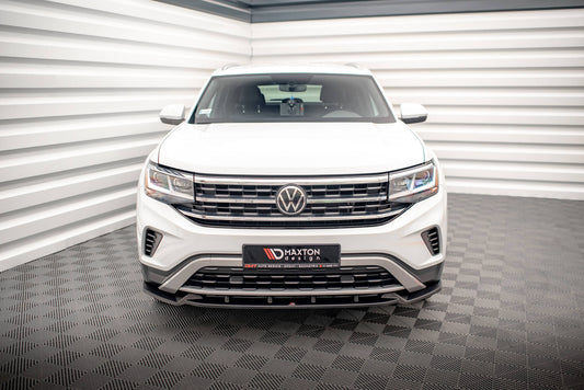Front Ansatz V.1 für Volkswagen Atlas Cross Sport schwarz Hochglanz