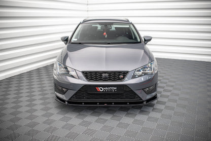 Front Ansatz V.1 für Seat Leon FR / Cupra Mk3 schwarz matt