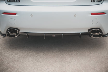 Diffusor Heck Ansatz für Lexus IS F Mk2 Carbon Look