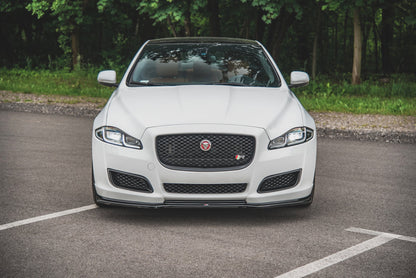 Front Ansatz für Jaguar XJ X351 Facelift schwarz matt