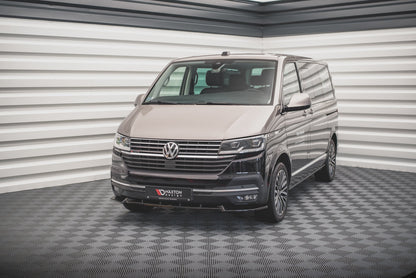 Front Ansatz V.1 für Volkswagen T6 Facelift schwarz matt
