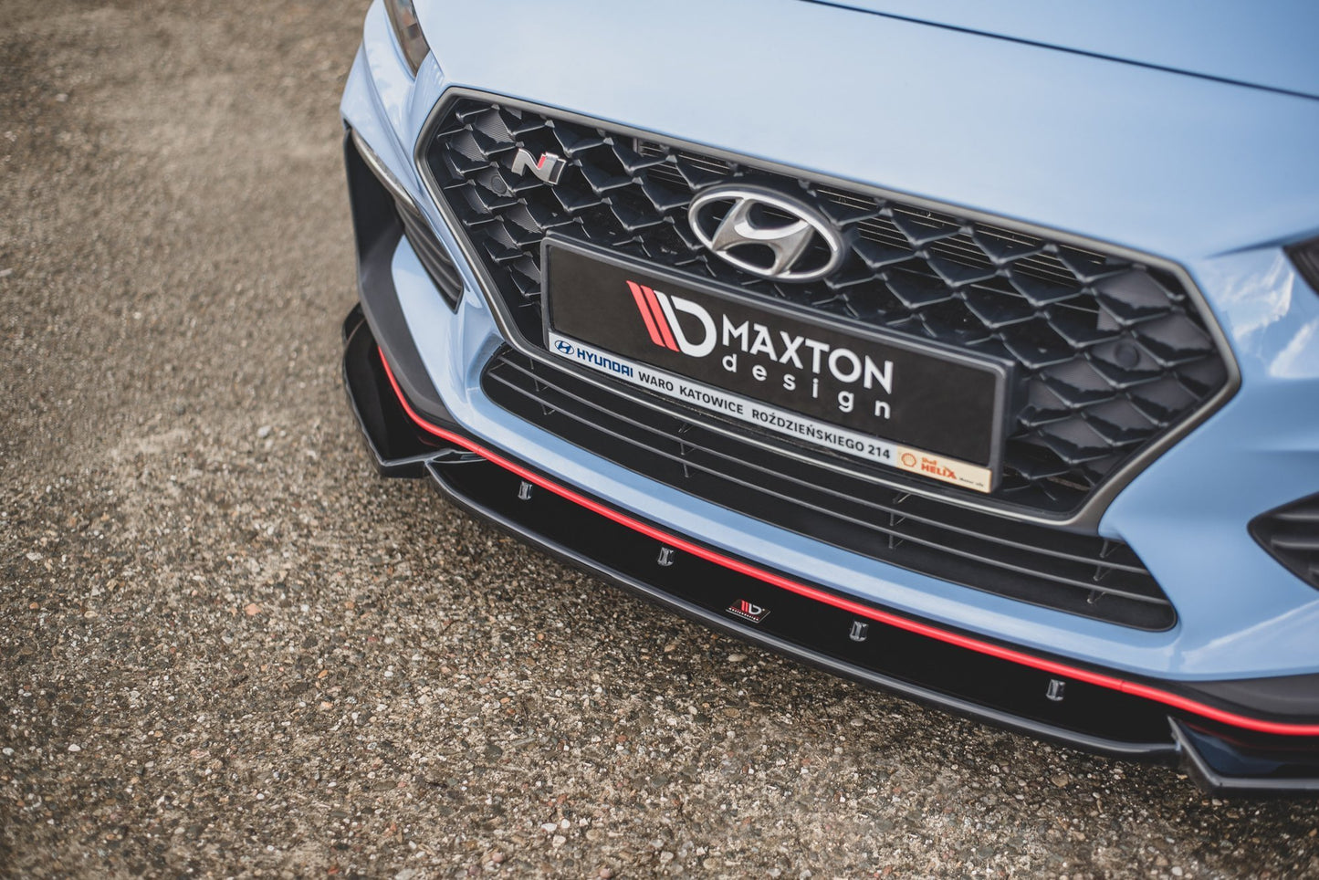 Front Ansatz V.5 für Hyundai I30 N Mk3 Hatchback/ Fastback schwarz matt