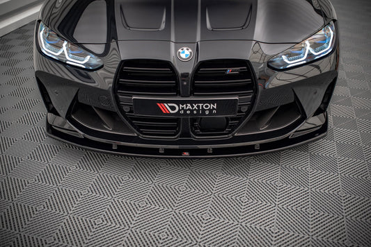 Front Ansatz V.1 für BMW M4 G82 / M3 G80 schwarz Hochglanz