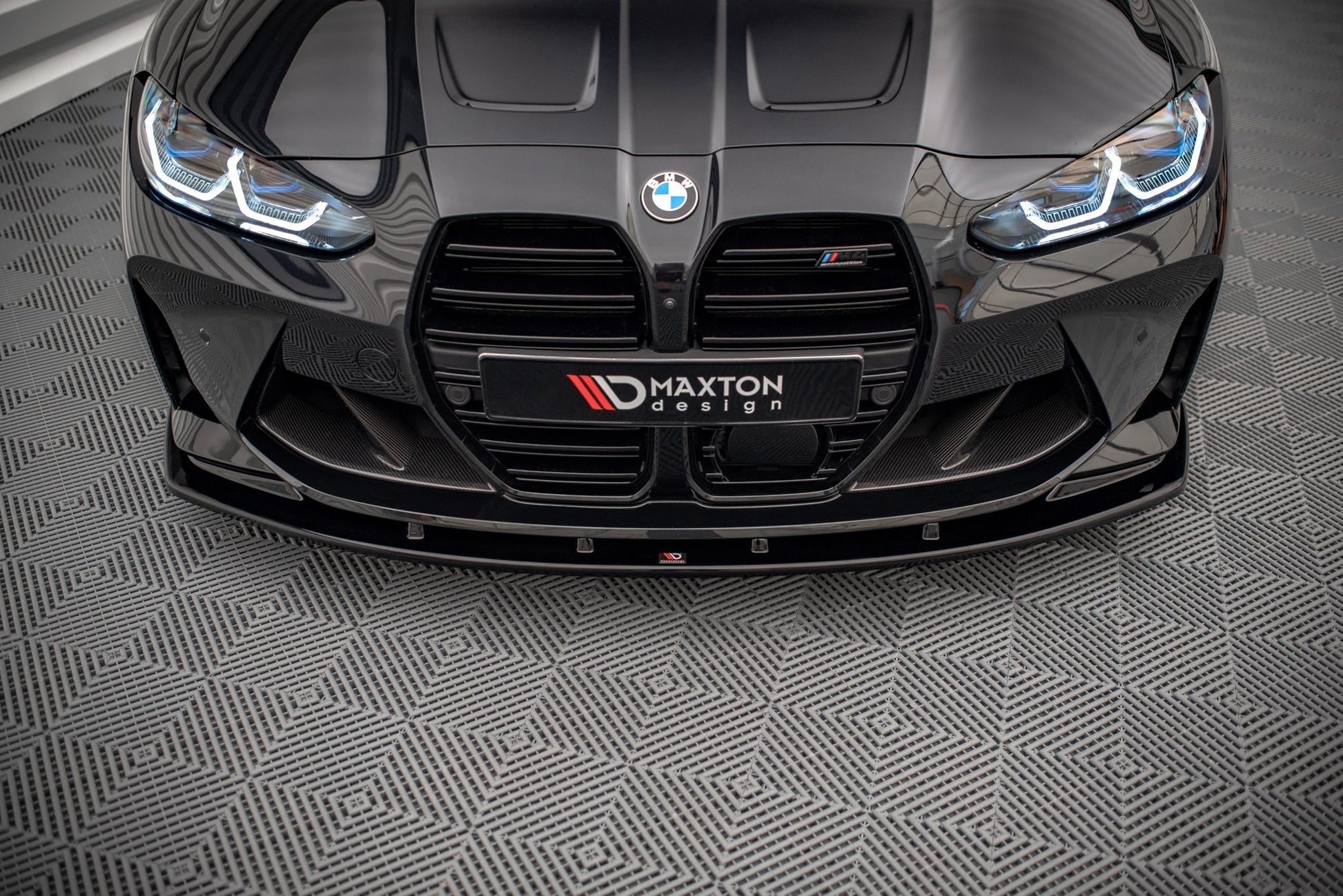 Front Ansatz V.1 für BMW M4 G82 / M3 G80 schwarz matt
