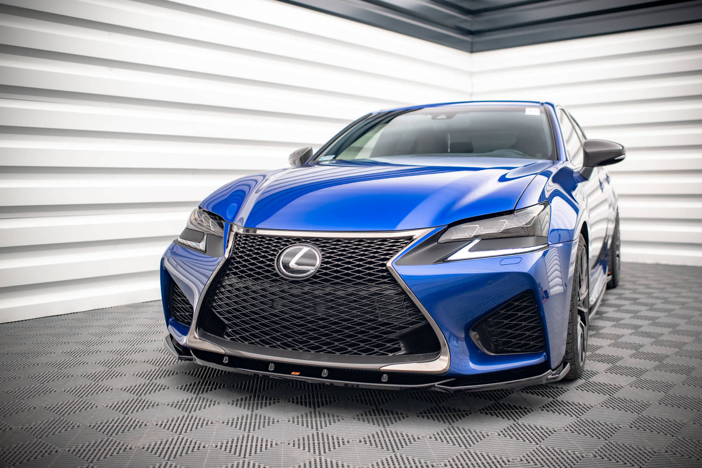 Front Ansatz V.2 für Lexus GS F Mk4 Facelift schwarz Hochglanz