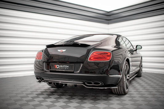 Mittlerer Diffusor Heck Ansatz DTM Look für Bentley Continental GT V8 S Mk2 Carbon Look