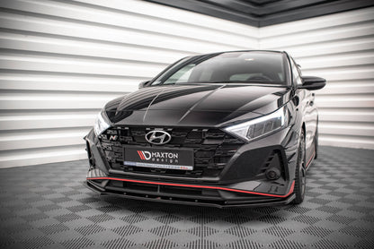 Front Ansatz V.1 für Hyundai I20 N Mk3 schwarz matt