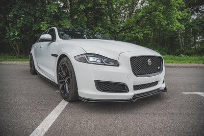 Front Ansatz für Jaguar XJ X351 Facelift schwarz Hochglanz