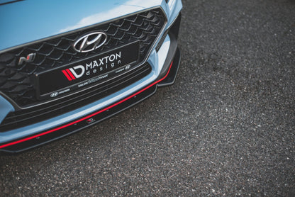 Front Ansatz +Flaps für V.6 Hyundai I30 N Mk3 Hatchback/Fastback