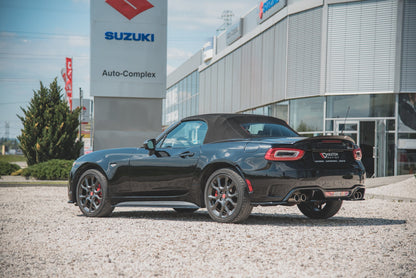 Seitenschweller Ansatz für Fiat 124 Spider Abarth schwarz matt
