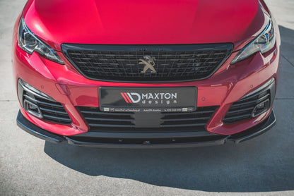 Front Ansatz V.2 für Peugeot 308 GT Mk2 Facelift Carbon Look