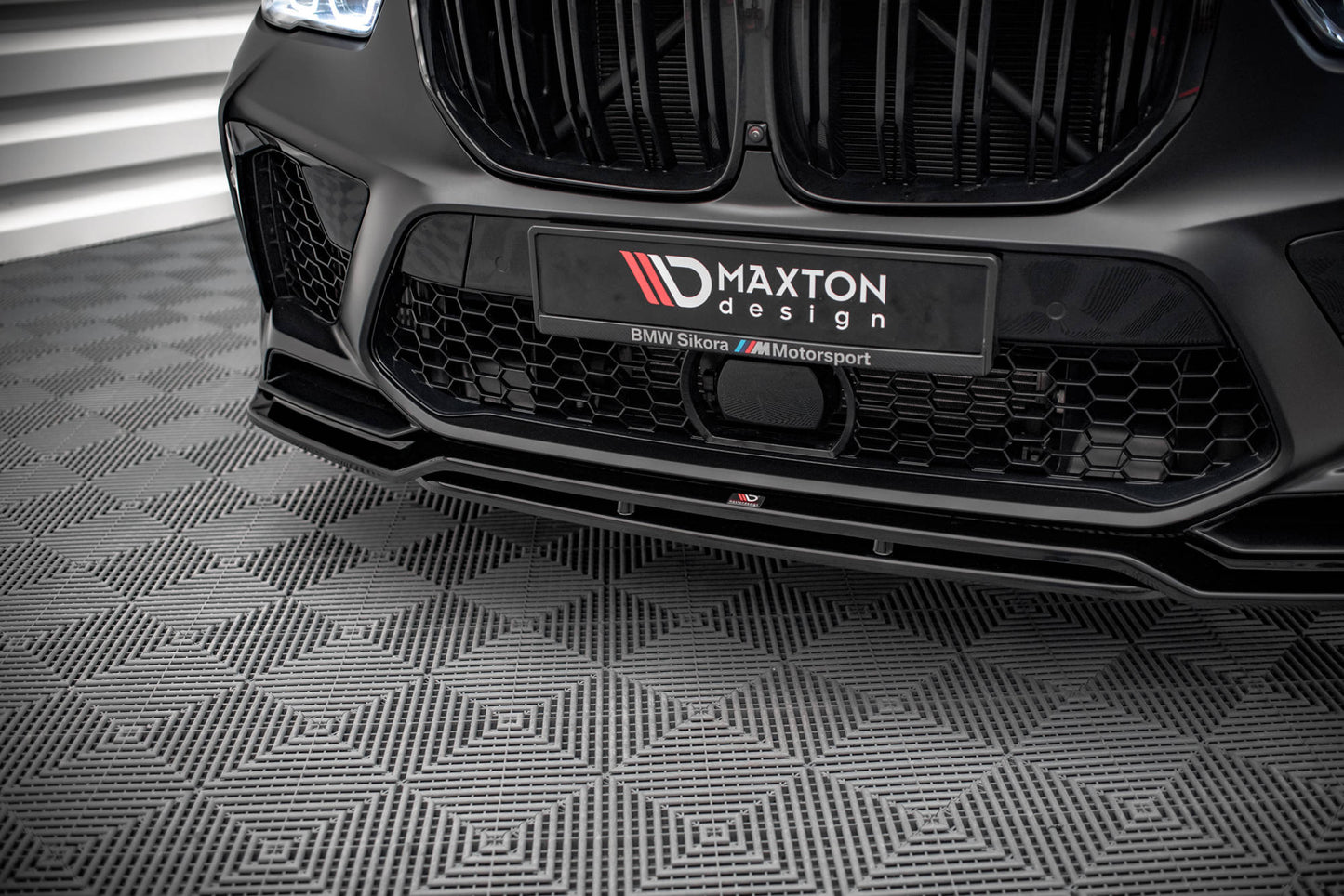Front Ansatz V.3 für BMW  X5M F95 schwarz matt
