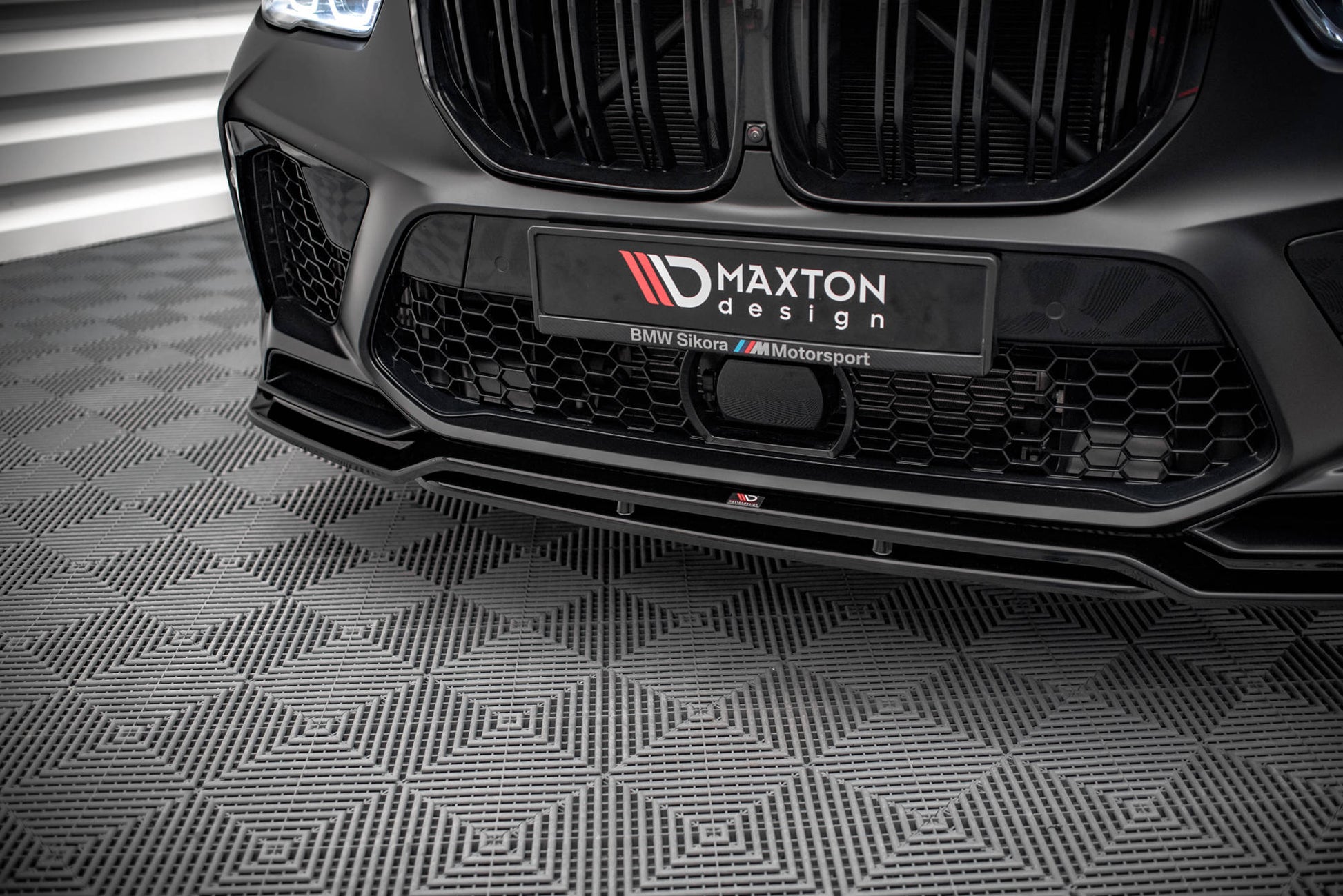 Front Ansatz V.3 für BMW  X5M F95 schwarz matt