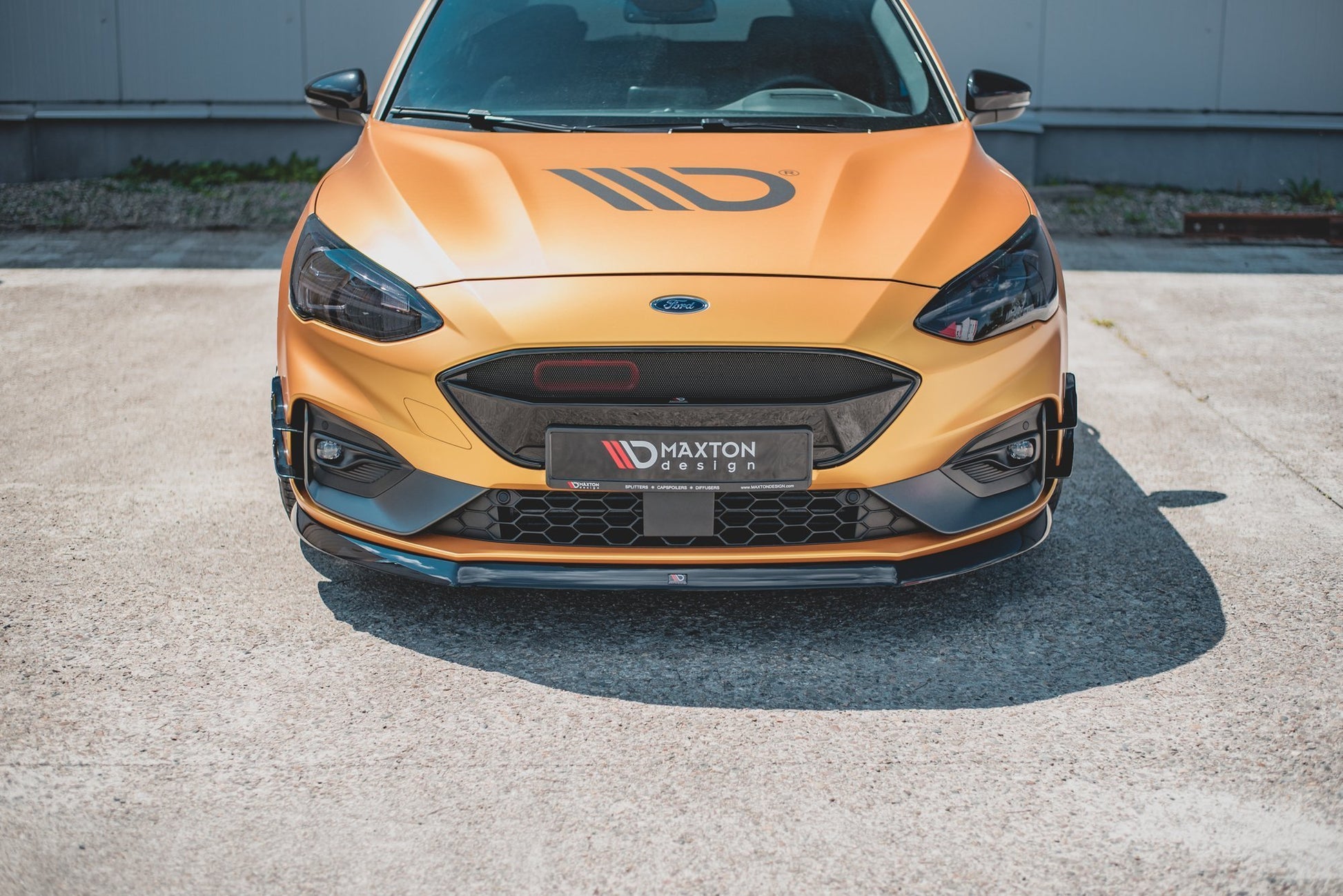 Front Ansatz für V.8 Ford Focus ST / ST-Line Mk4 Carbon Look