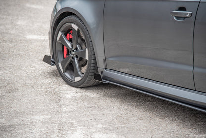 Side Flaps Audi RS3 8V Sportback schwarz Hochglanz