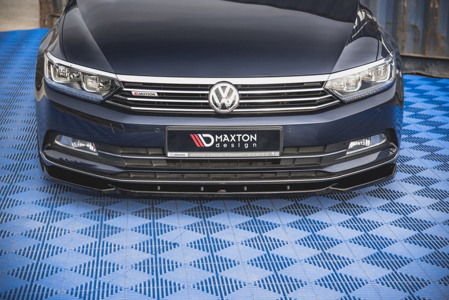 Front Ansatz V.1 für Volkswagen Passat B8 Carbon Look