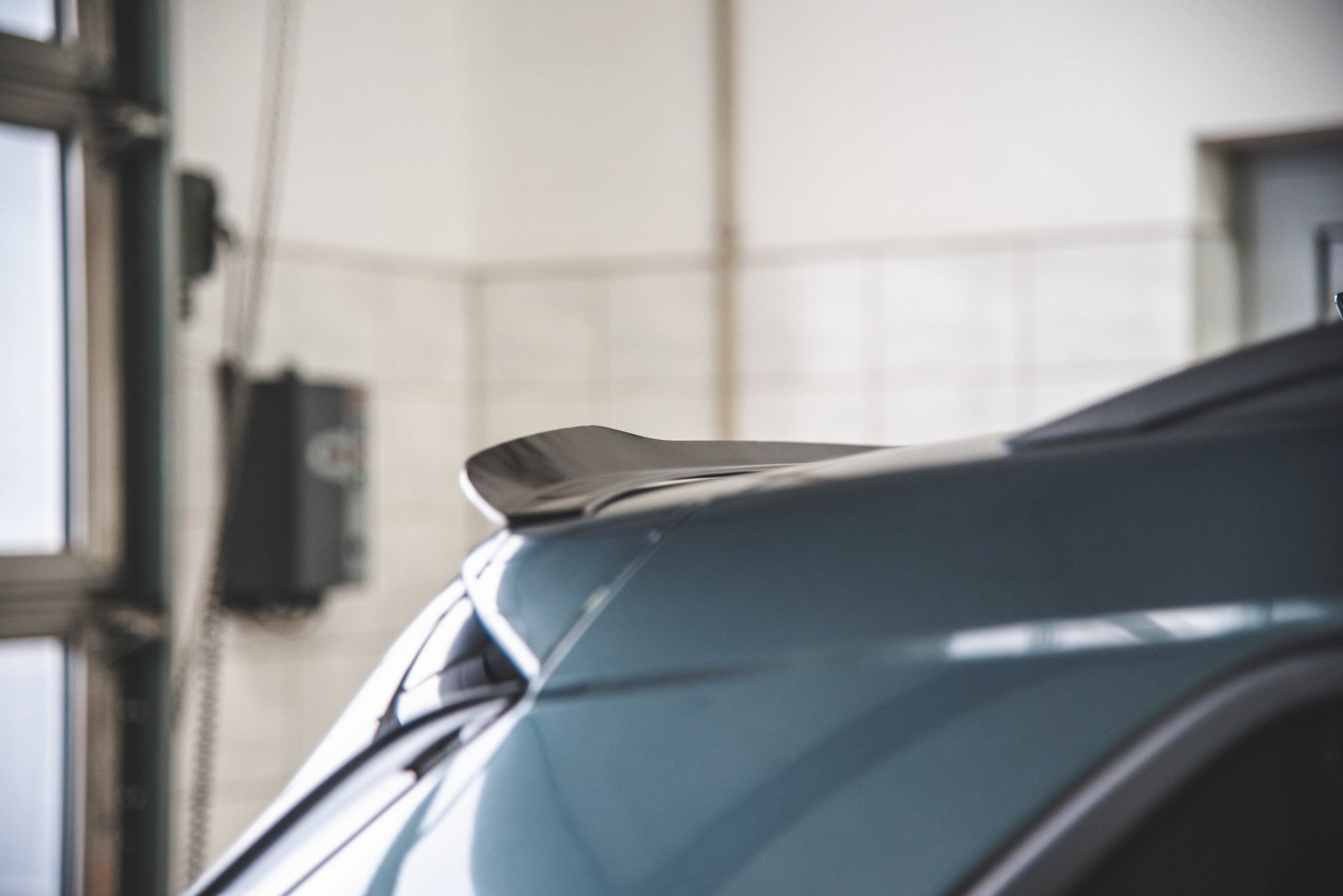 Spoiler CAP V.2 für Skoda Kodiaq Mk1 Sportline/RS schwarz Hochglanz