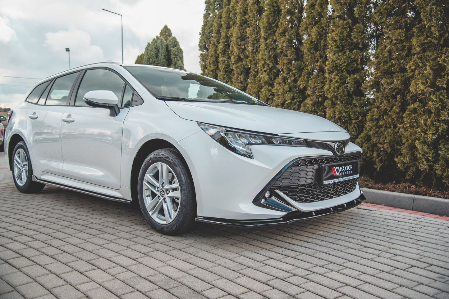 Seitenschweller Ansatz für Toyota Corolla XII Touring Sports Carbon Look