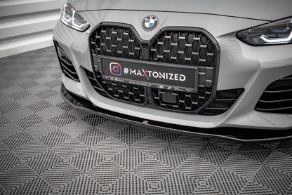 Front Ansatz V.1 für BMW 4er Gran Coupe M-Paket G26 Carbon Look