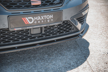 Front Ansatz V.6 für Seat Leon Cupra / FR Mk3 FL Carbon Look