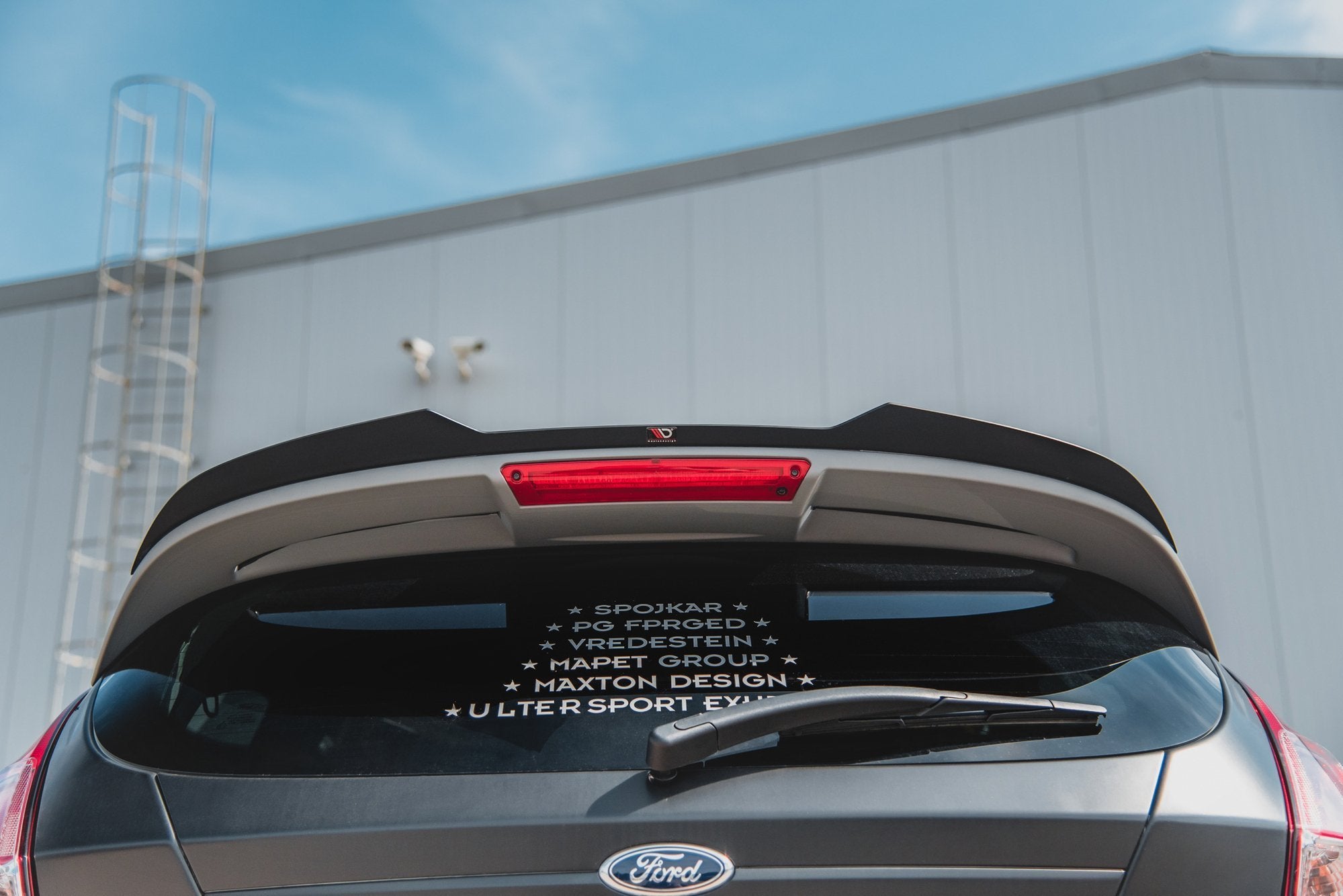 Spoiler CAP für Volkswagen Caddy Mk3 Facelift schwarz matt – Tuning King