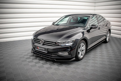 Seitenschweller Ansatz für Volkswagen Passat B8 Facelift schwarz Hochglanz
