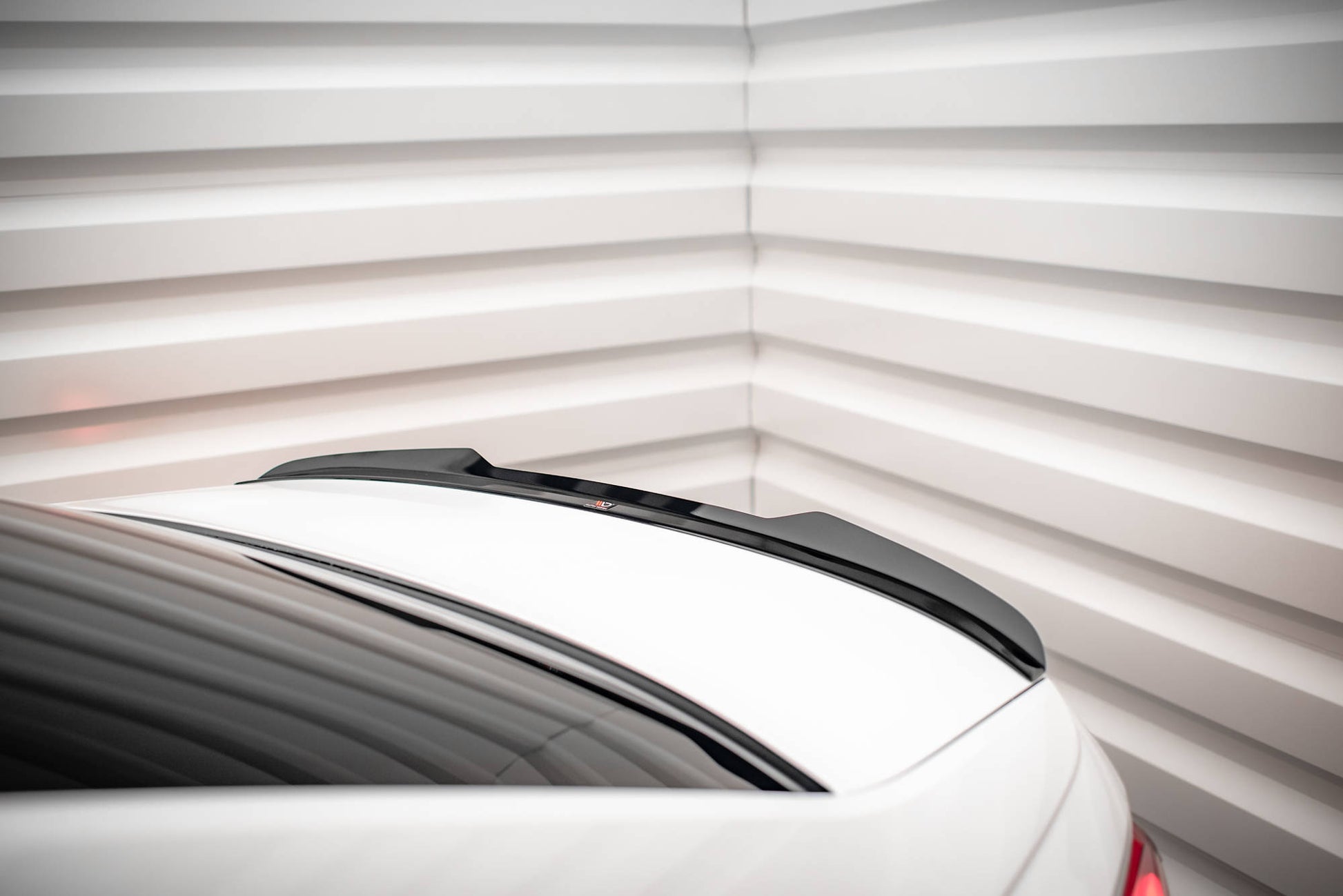 Spoiler CAP für Audi A6 Limousine C8 schwarz matt