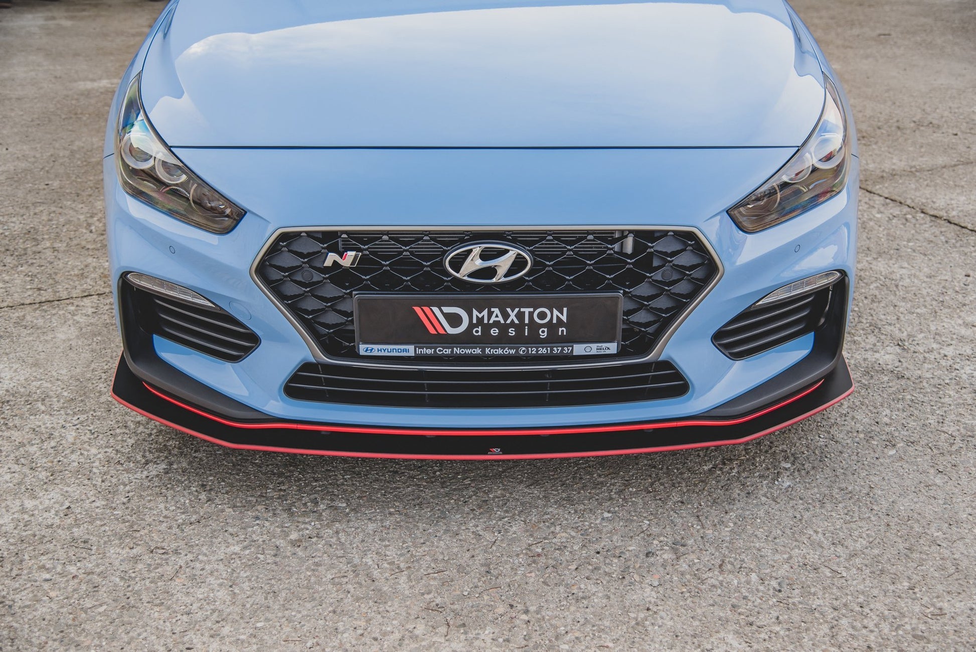 Robuste Racing Front Ansatz für passend für Hyundai I30 N Mk3 Hatchback / Fastback