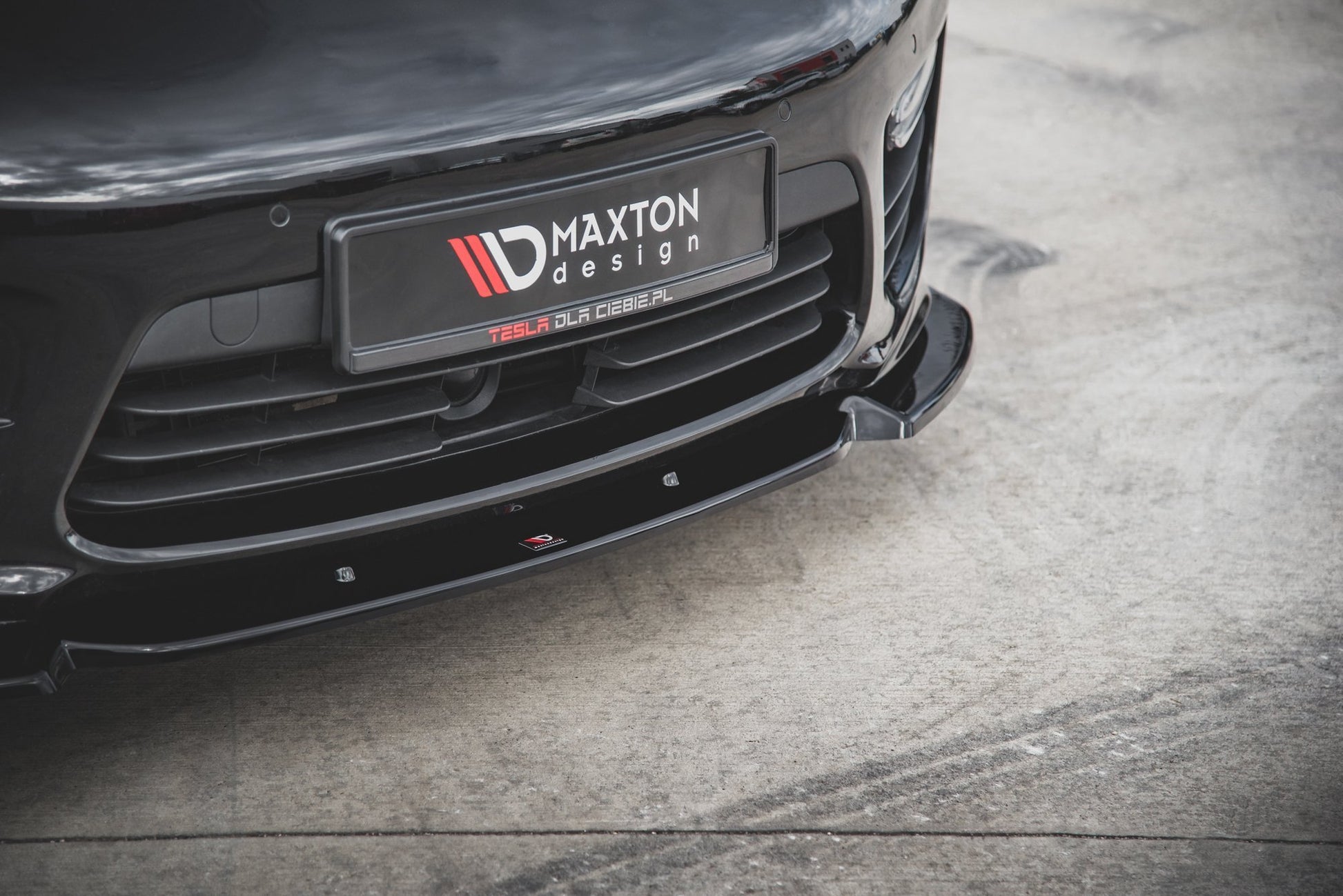 Front Ansatz V.1 für Porsche Panamera Turbo 970 Facelift Carbon Look