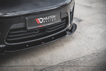 Front Ansatz V.1 für Porsche Panamera Turbo 970 Facelift Carbon Look
