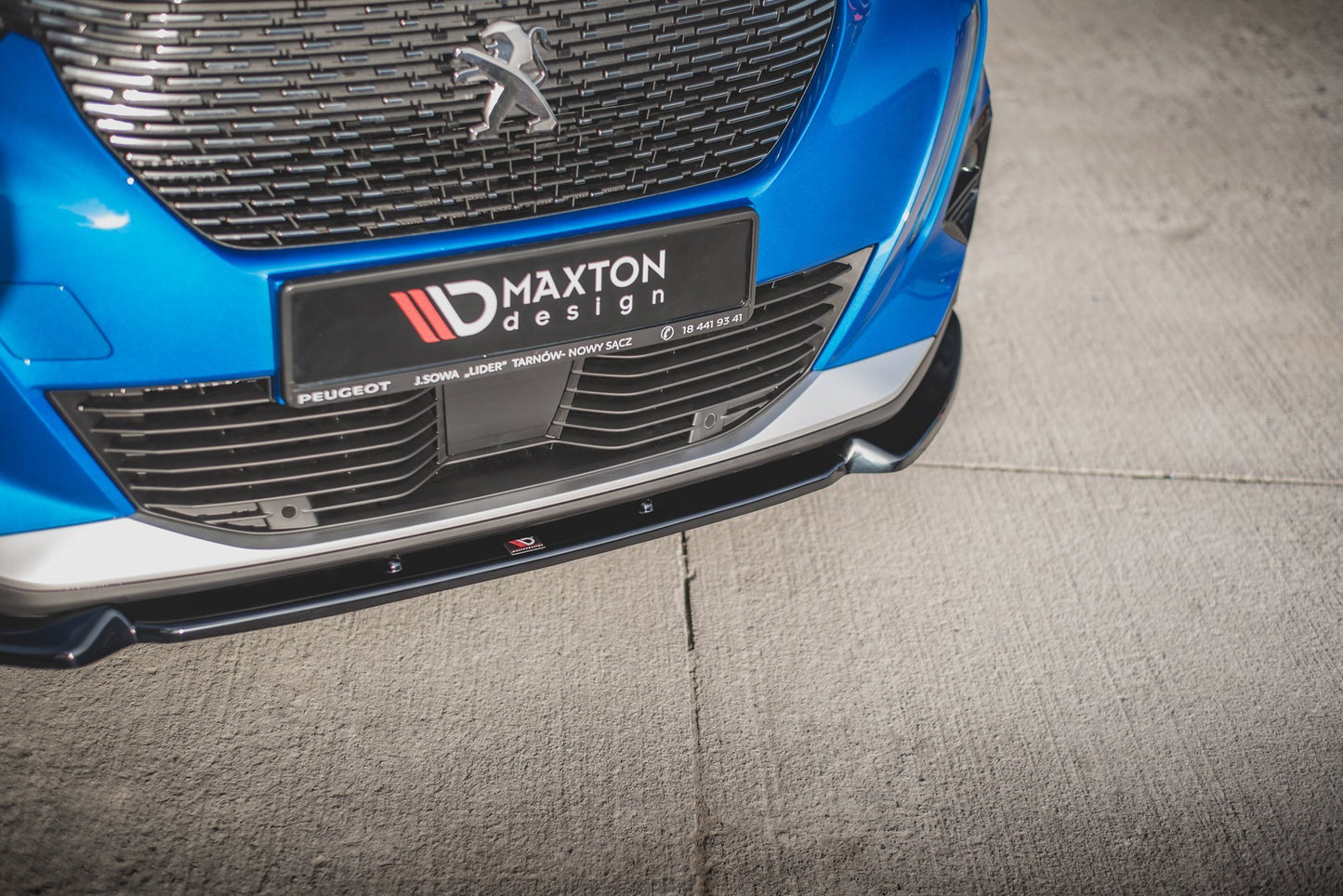 Front Ansatz V.1 für Peugeot 2008 Mk2 Carbon Look