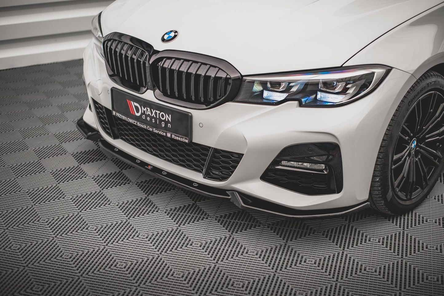 Front Ansatz V.4 für BMW 3er G20 / G21 M-Paket schwarz matt