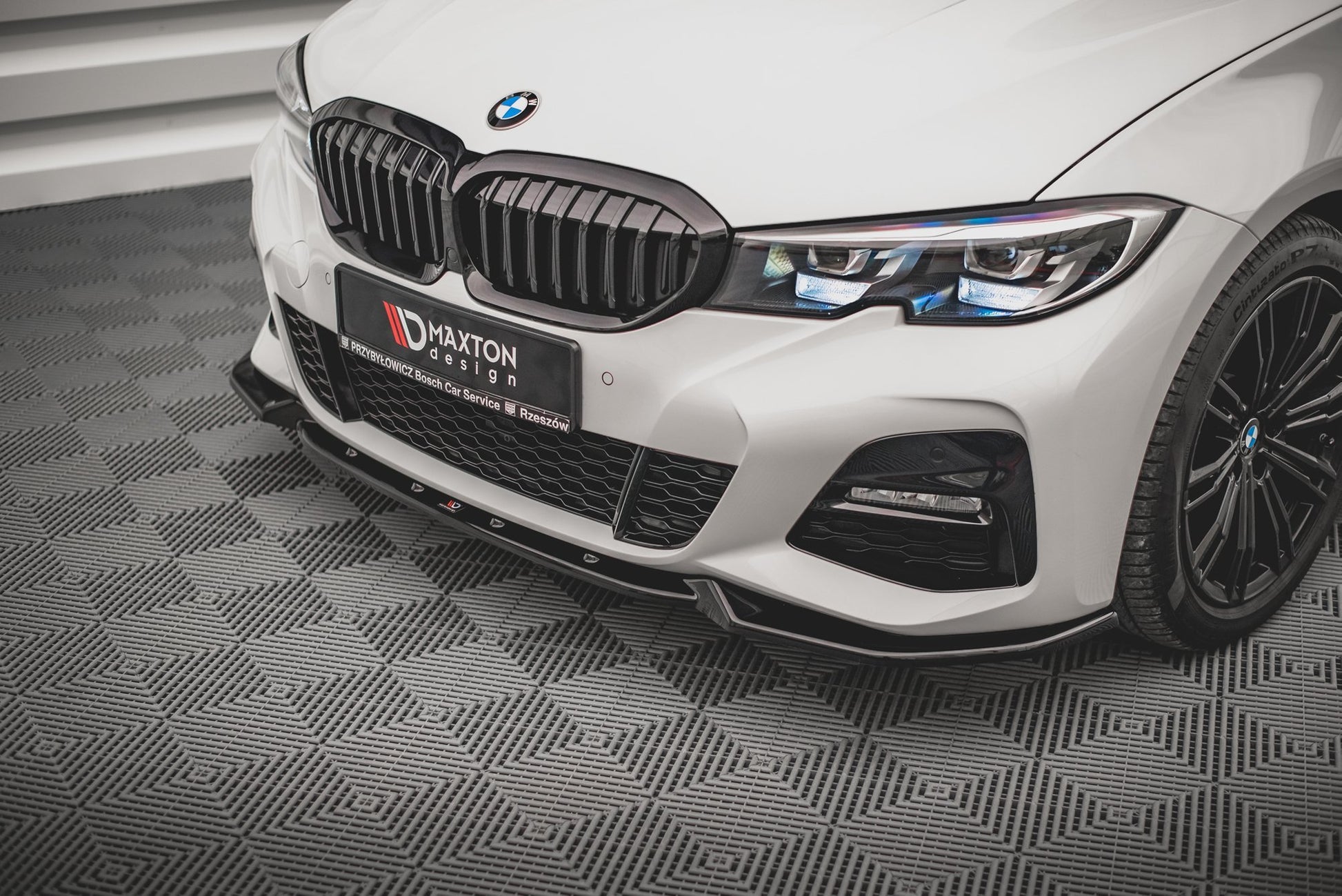 Front Ansatz V.4 für BMW 3er G20 / G21 M-Paket schwarz matt