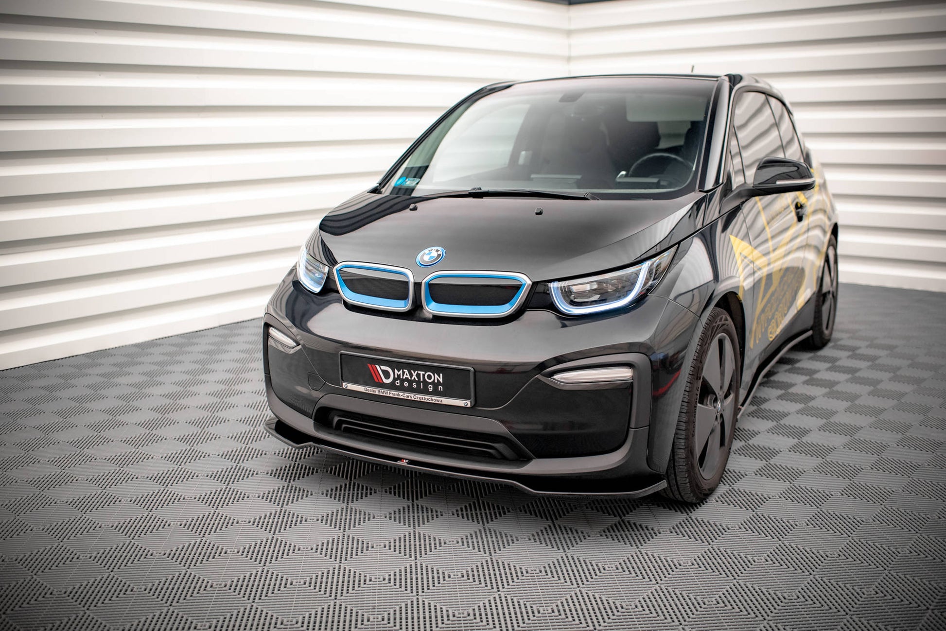 Front Ansatz V.1 für BMW i3 Mk1 Facelift Carbon Look