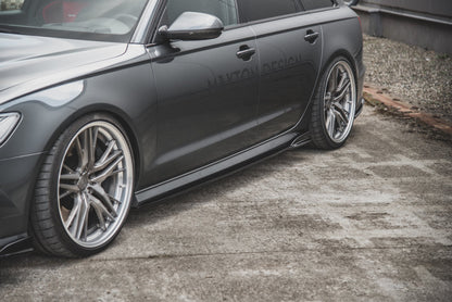 Seitenschweller Ansatz für Audi S6 / A6 S-Line C7 FL