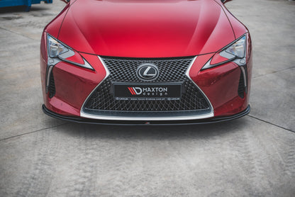 Front Ansatz V.2 für Lexus LC 500 schwarz Hochglanz