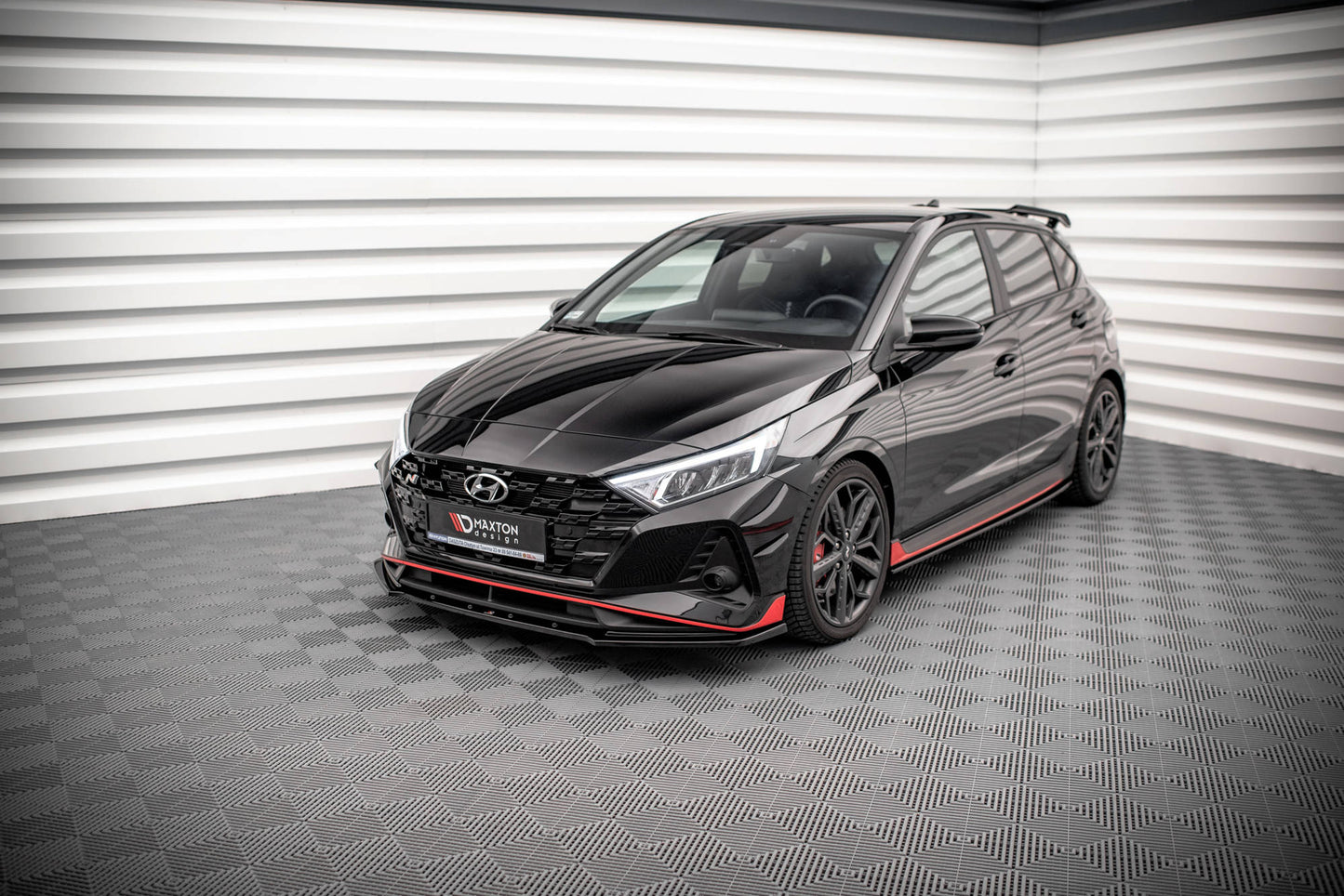 Seitenschweller Ansatz für Hyundai I20 N Mk3 Carbon Look