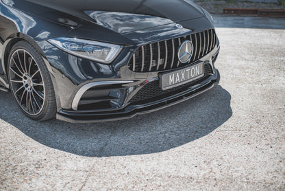 Front Ansatz V.2 für Mercedes-Benz CLS AMG-Line / 53AMG C257 schwarz Hochglanz