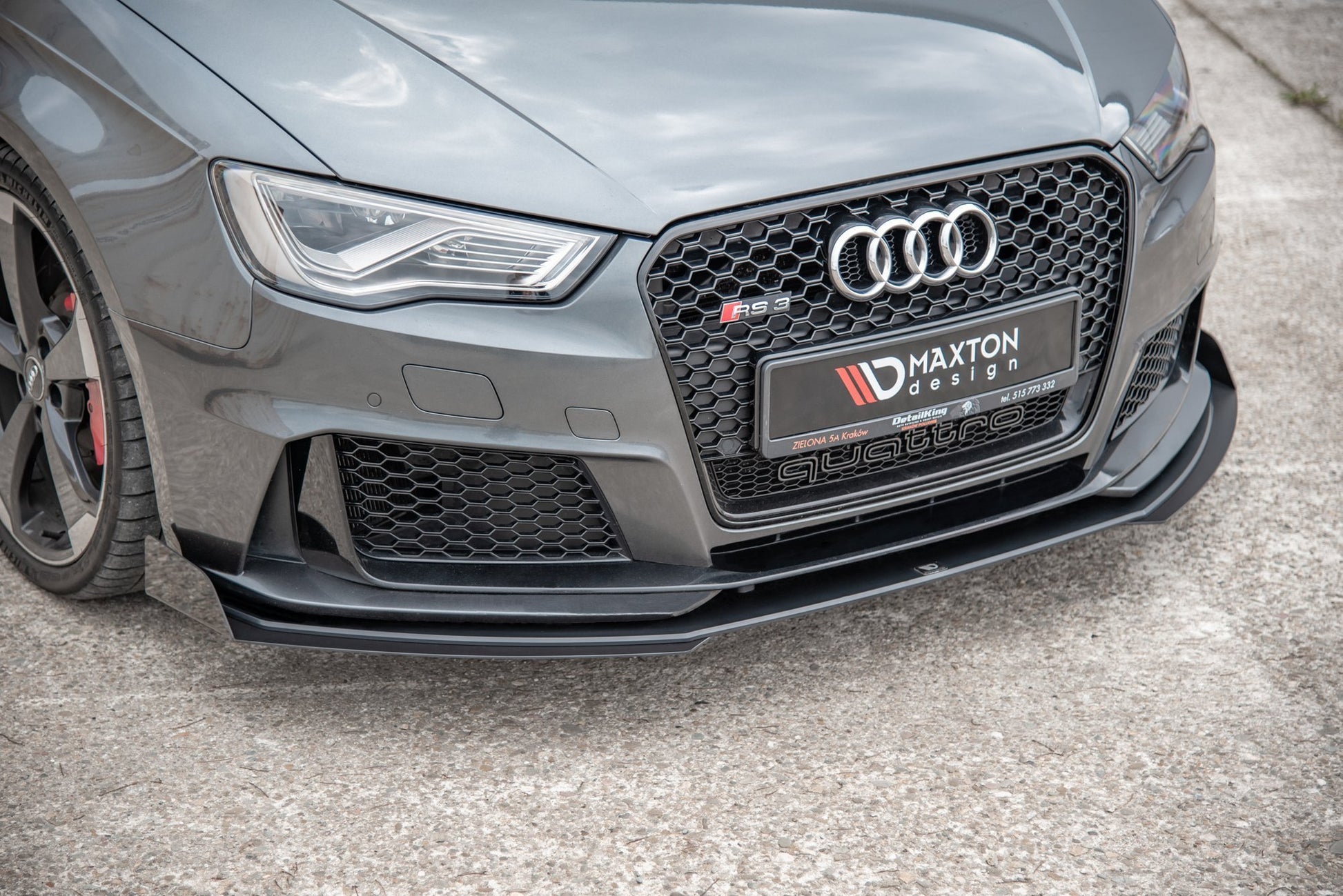 Flaps Audi RS3 8V Sportback schwarz Hochglanz