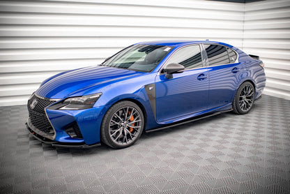 Seitenschweller Ansatz für Lexus GS F Mk4 Facelift schwarz Hochglanz