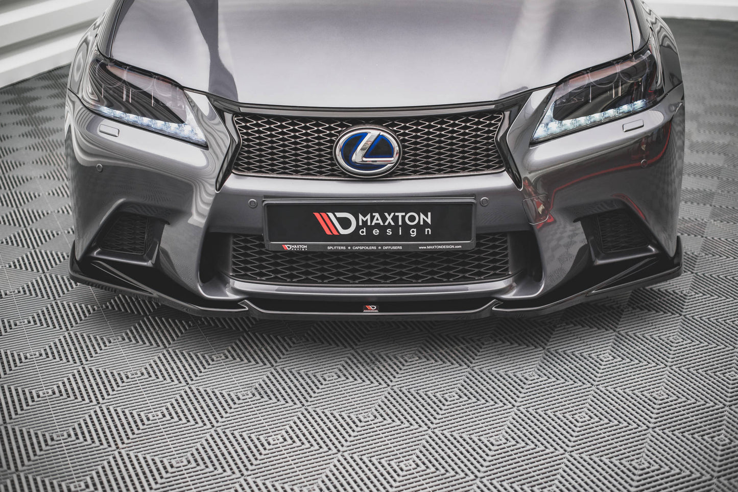 Front Ansatz V.2 für Lexus GS F Sport Mk4 (L10) schwarz matt