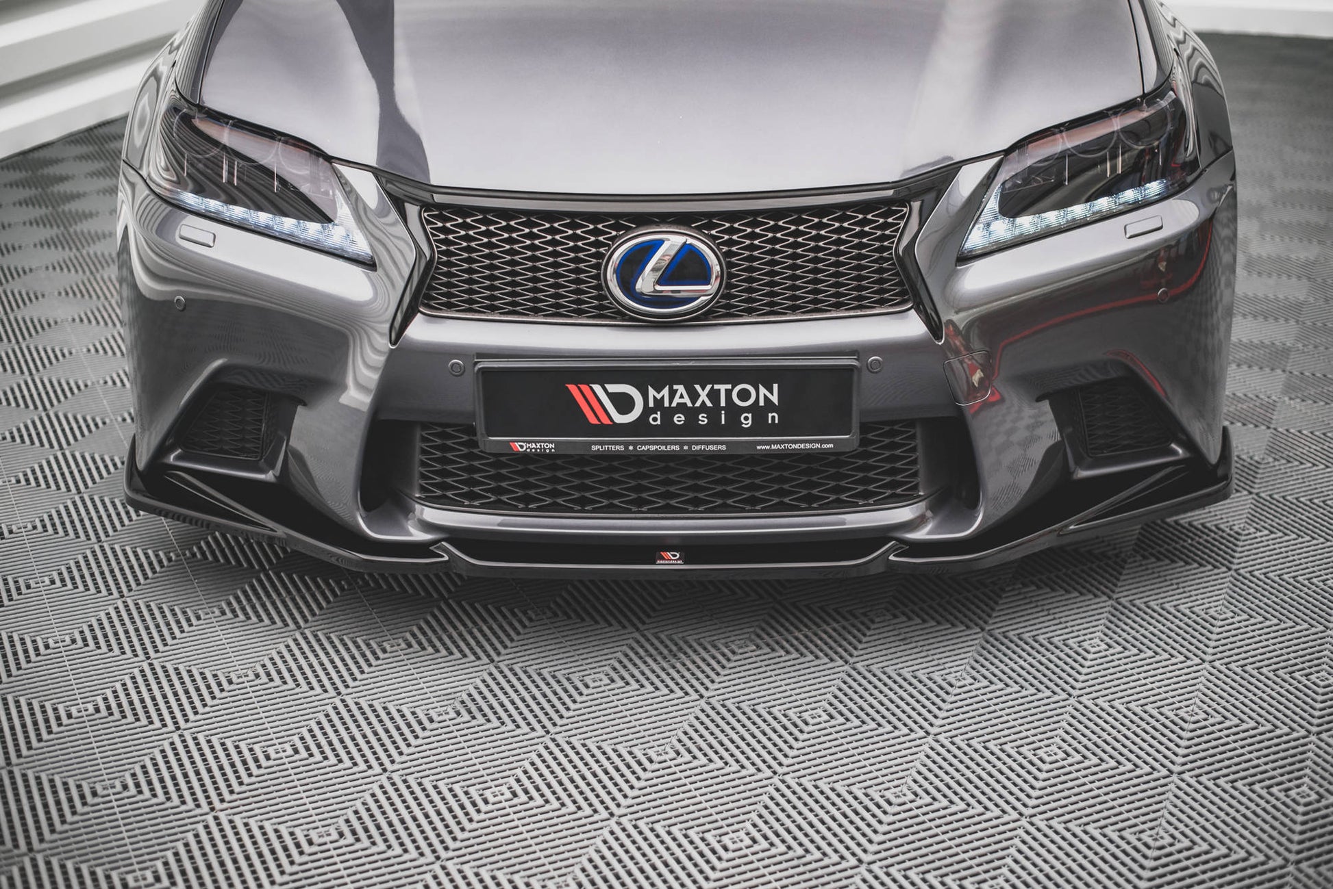 Front Ansatz V.2 für Lexus GS F Sport Mk4 (L10) schwarz matt