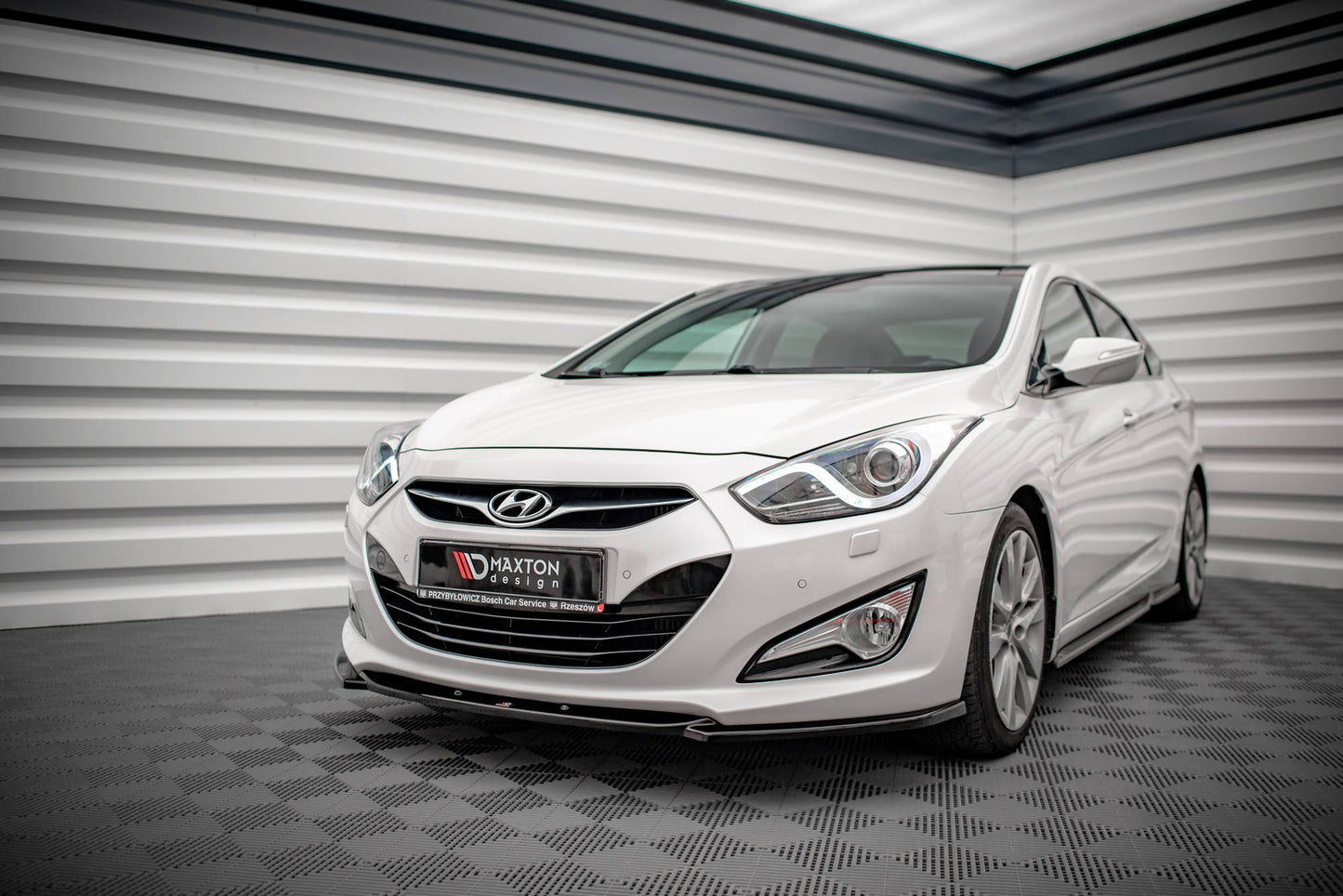 Front Ansatz für Hyundai I40 Mk1 schwarz matt