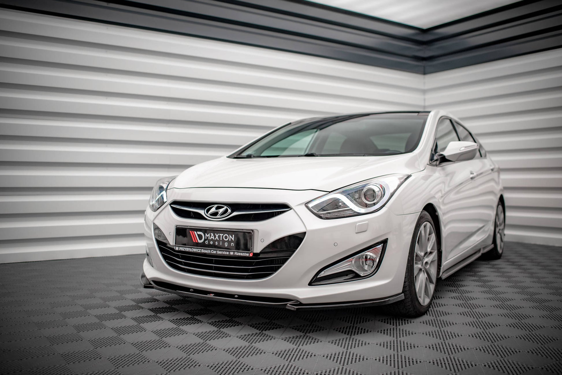 Front Ansatz für Hyundai I40 Mk1 schwarz matt