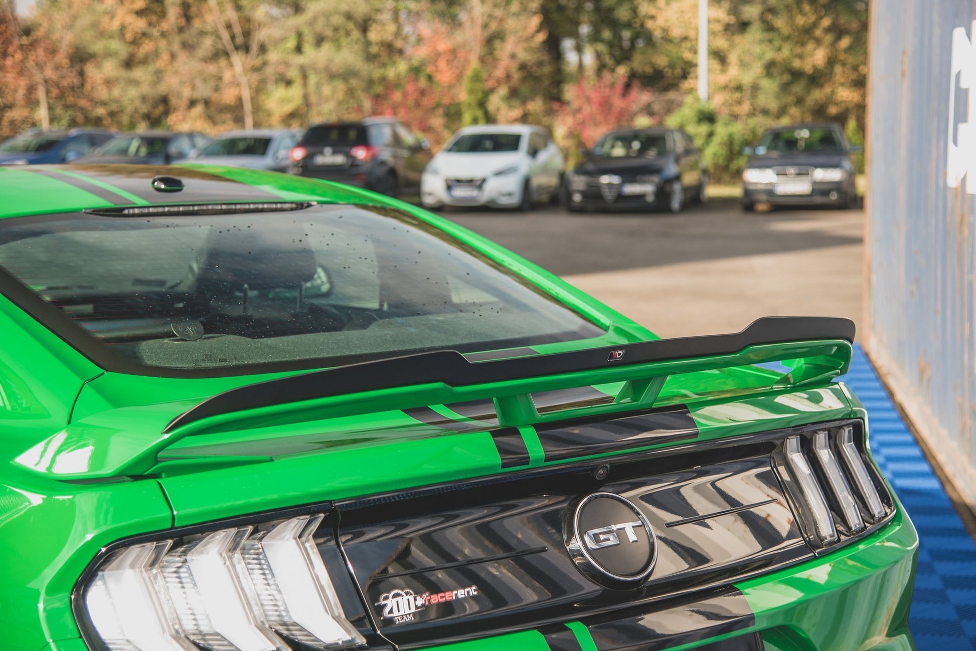 Spoiler CAP für Ford Mustang GT Mk6 Facelift Carbon Look