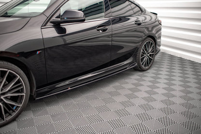 Seitenschweller Ansatz für V.2 für BMW 2 Gran Coupe M-Paket / M235i F44 Carbon Look