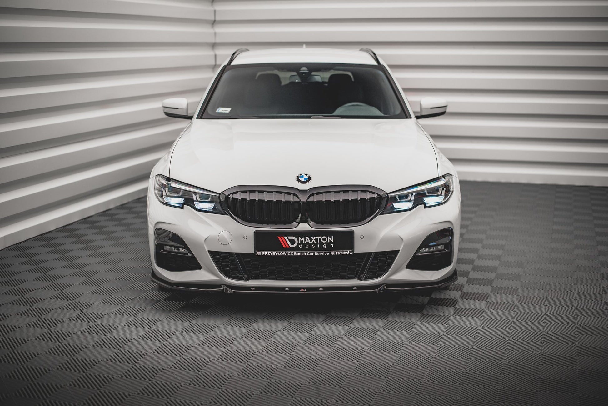 Front Ansatz V.5 für BMW 3er G20 / G21 M-Paket schwarz matt